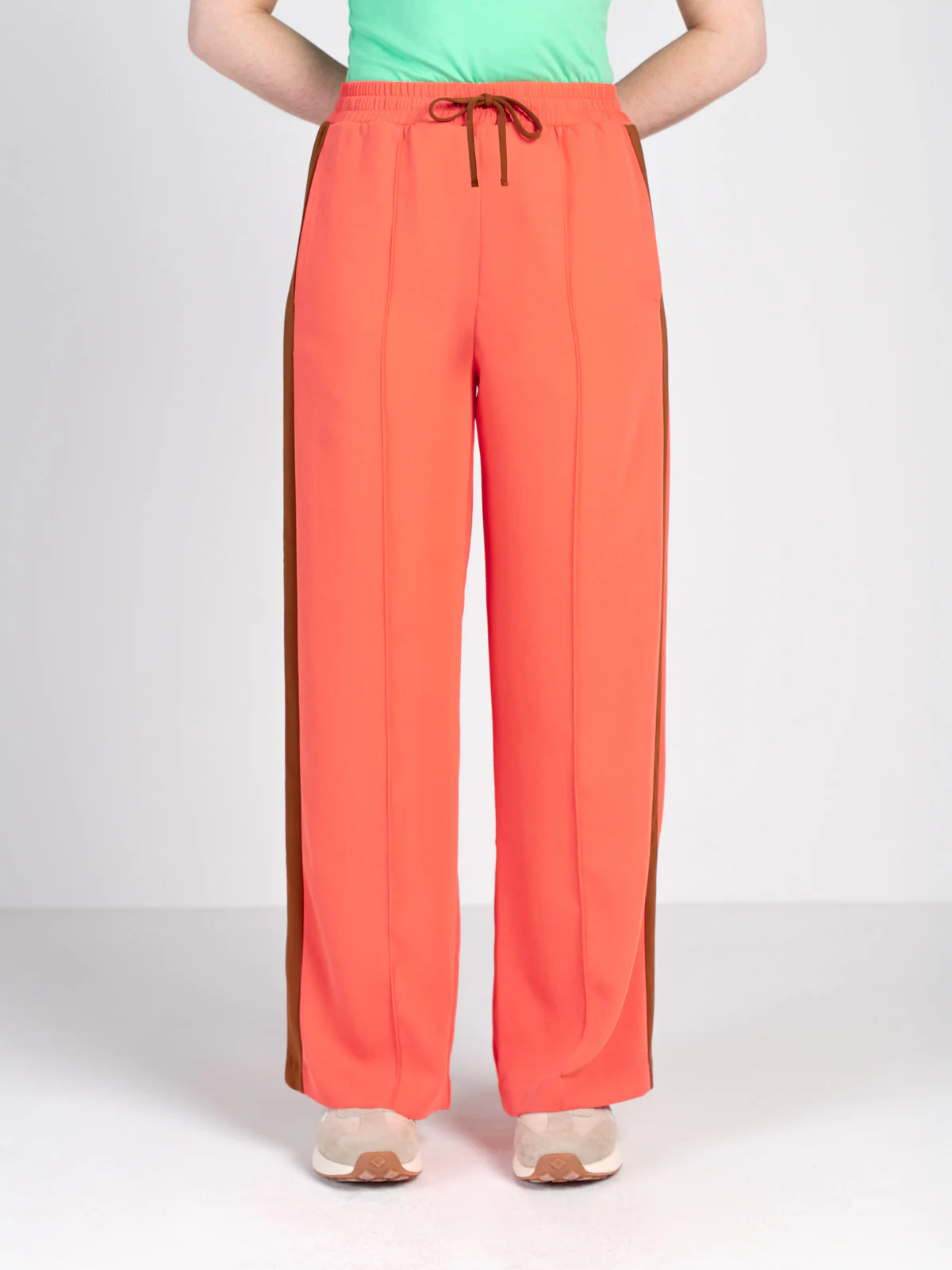 Coral & Hot Chocolate Stripe Clothes | Kettlewell